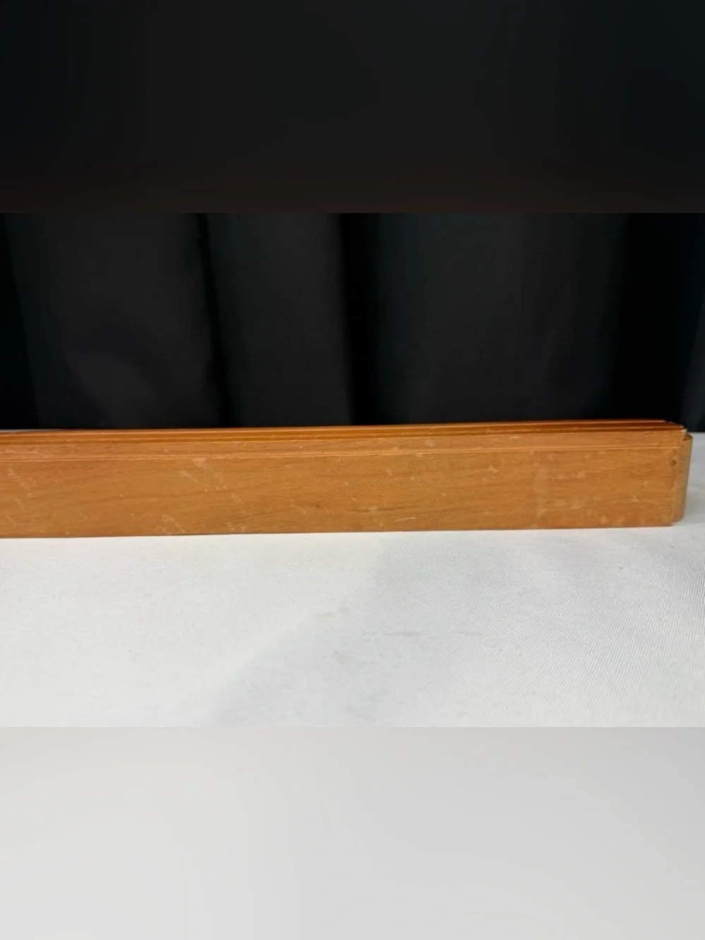 Hearth & Hand Wood Card Display Shelf- Natural Brown